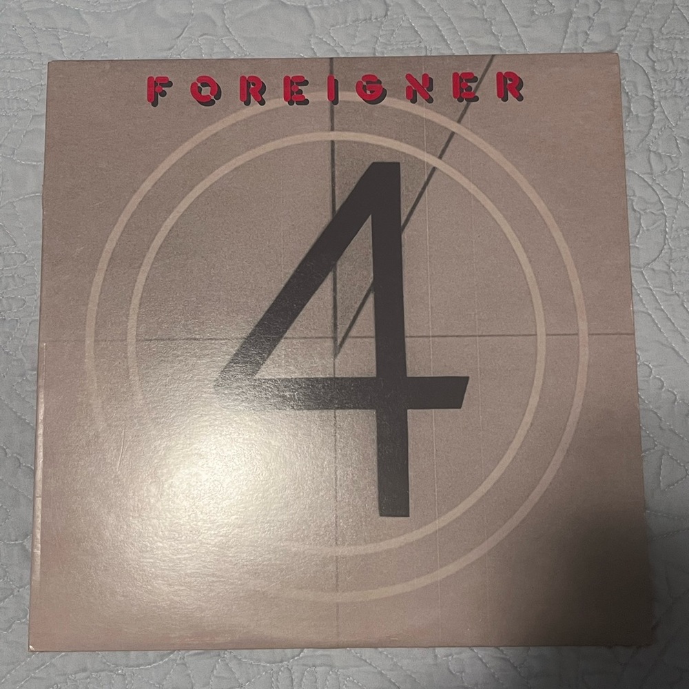 Foreigner 4 LP Vinyl (1981, Atlantic Records) with Inner Sleeve SD-16999